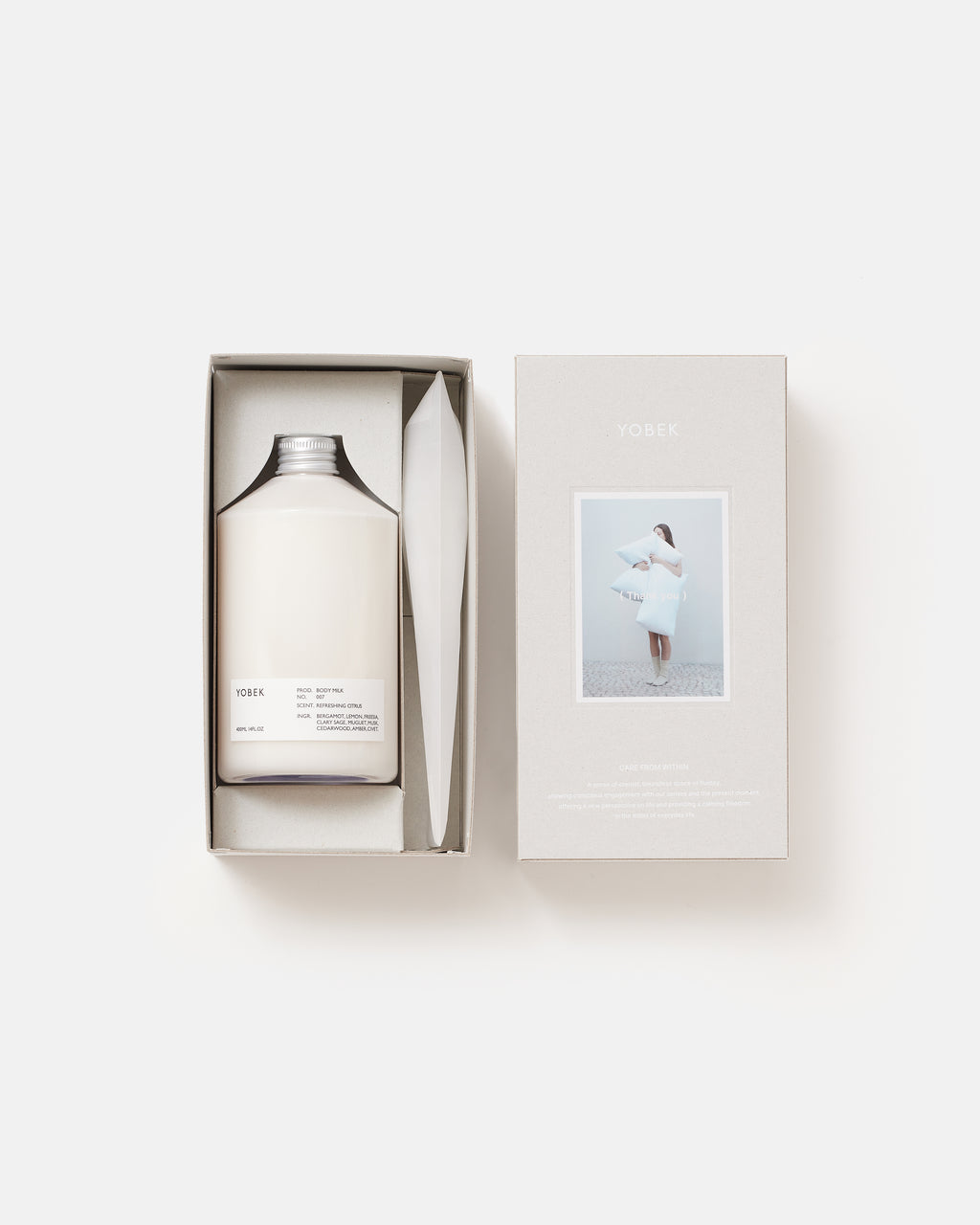 YOBEK SMOOTH & MOIST BODY MILK ２本　新品と開封済 SMOOTH & MOIST BODY MILK GIFT SET – YOBEK