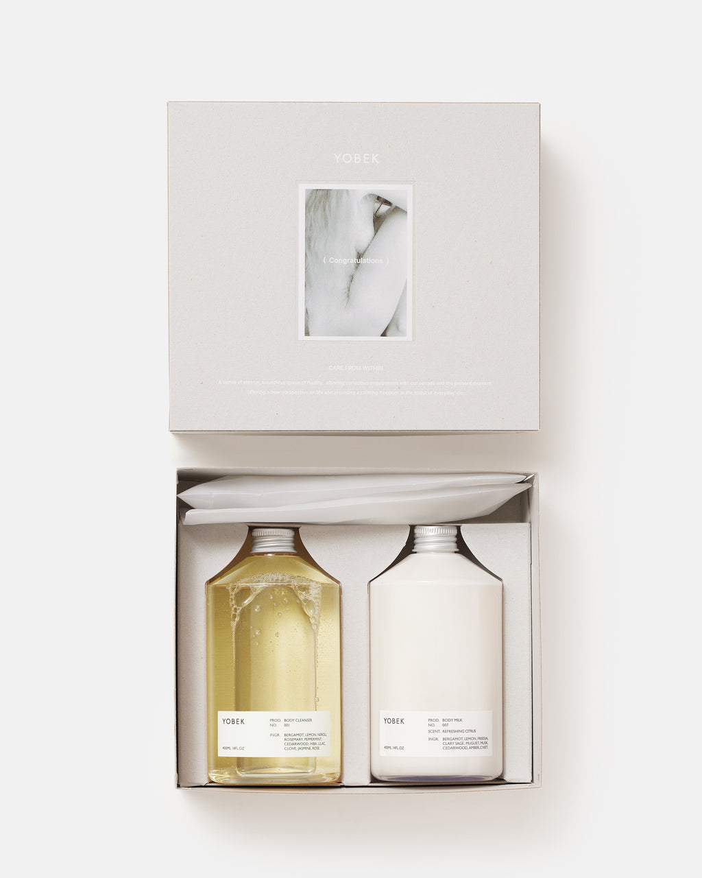 BODY CLEANSER & BODY MILK GIFT SET – YOBEK